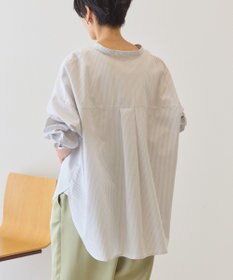 AMERICAN HOLIC 【イージーケア】ストライプVネックシャツ