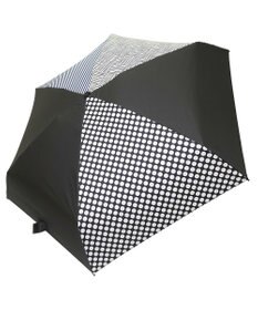 +RING 【UVカット95%以上】【UPF50＋】プラスリング レディース 晴雨兼用 折傘 BLKT1309