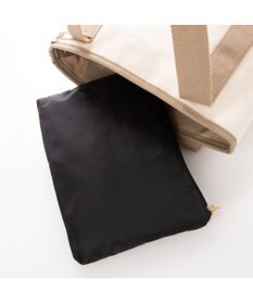 UNBILLION cachecache メッシュエコバッグ付きキャンバステープトート