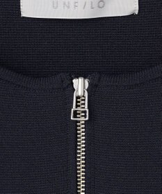 UNFILO 【セレモニー】BEAUTY FORM KNIT ZIPジレ
