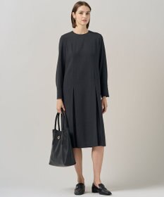 ICB 【UVカット・洗える】ウール2WAYストレッチ 長袖ワンピース
