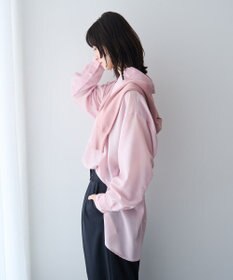 YECCA VECCA バック釦シアーシャツ