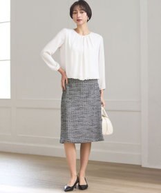 23区 L ライトシャインツイード スカート