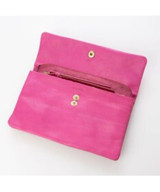 UNBILLION perche 牛革袋縫いかぶせ財布