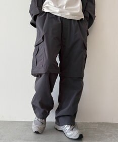 WEGO 【セットアップ対応ITEM】2WAYリップストップカーゴパンツ