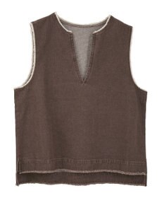 Green Parks フリンジ付きデニムベスト