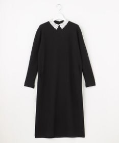 23区 【洗える】ヴィスコースストレッチ エンブロイダリー ワンピース