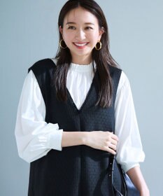 ANY 【UVカット/抗菌防臭/速乾】エニィファンクション　フリルモックブラウス