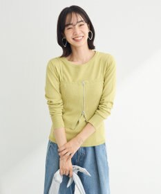 Green Parks ＳＥＴ２点ニットキャミビスチェ＋プルオーバー