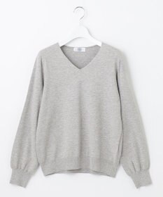J.PRESS LADIES 【洗える】PRINCE Vネック ニット