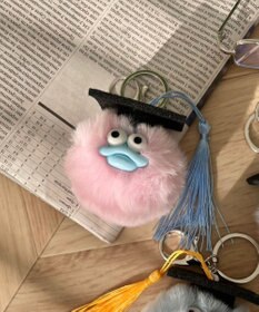 WEGO 卒業おめおめモンスターぬいぐるみキーホルダー