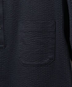 JOSEPH ABBOUD クールビズ【オリジナルオーガニックコットン使用・日本素材】JOEコットンサッカー ポロシャツ