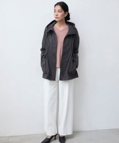 ICB 【洗える】 ペーパーブレンドシャインニット Vネックプルオーバー