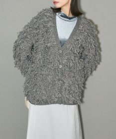 Green Parks フリンジニットカーディガン