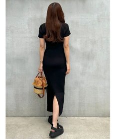 Green Parks リブニットワンピース