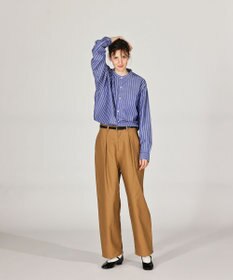 LENO BAND COLLAR SHIRTS 《UNISEX》 バンドカラーシャツ