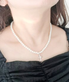 WEGO Lモチーフトップパールネックレス