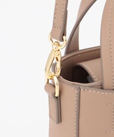 J.PRESS LADIES 【2way】スプリットレザー ナノポシェット バッグ