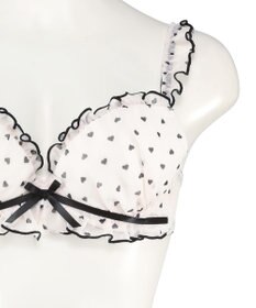 San-ai Resort（三愛水着楽園） 【WEB限定】フェミニンプティハートブラジャー＆ショーツセット 【northerly】