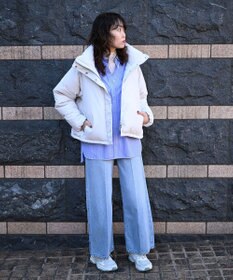 KWD 【日本製/高品質ダウン】STAND COLLAR DOWN BLOUSON ダウンブルゾン