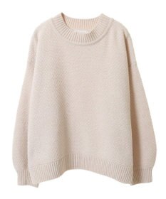 Green Parks ベロアモールモックネックニットプルオーバー