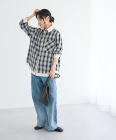 CRAFT STANDARD BOUTIQUE レイヤードライクチェックシャツ