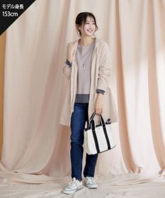 Tiaclasse 【洗える】 配色スリットニットトップス