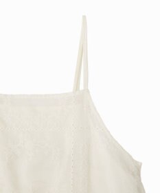 AMERICAN HOLIC シアー刺繍キャミワンピース（ペチコート付き）