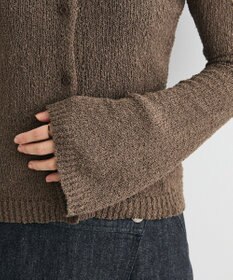 CRAFT STANDARD BOUTIQUE ブークレヤーン衿付きニットカーディガン