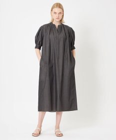 BEIGE， POMEGRANATE / ギャザーワンピース