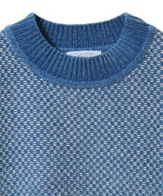 Green Parks ベロアモールモックネックニットプルオーバー