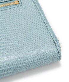 TOPKAPI 【TOPKAPI】イタリアンレザー リザード型押し Lファスナー長財布マチ付き LUCIA ルチア