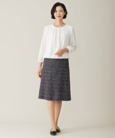J.PRESS LADIES 【セットアップ対応】ファンシーツイード スカート