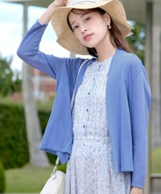 Tiaclasse L 【小倉優子さん着用・UVケア・接触冷感】ショートトッパーカーディガン