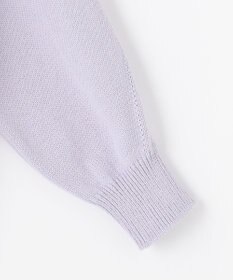 自由区 【XSサイズ～/洗える】コットンブレンドコード Vネックニット