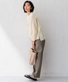 23区 L 【Oggi4月号掲載/洗える】CANCLINI デザインスリーブ ブラウス