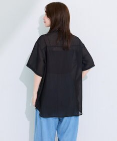 Green Parks ＳＥＴ２点シアーストライプシャツ＋ビスチェ