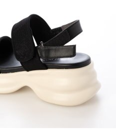 MODE ET JACOMO <MODE ET JACOMO>ボリュームソールグリッターサンダル