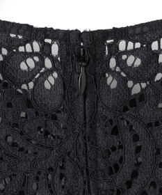 ICB L 【洗える】 ナイロンコードレース ブラウス