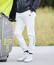 PW CIRCULUS 【MEN】サイドロゴ ジャージー ジョガーパンツ