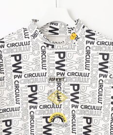 PW CIRCULUS 【UVカット / 吸水速乾 / 伸縮性抜群】【MEN】ＰＷロゴ＆チェックモックT