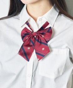 WEGO 【SCHOOLITEM】エンブレム柄スクールリボン