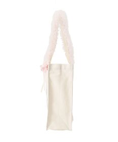 Maison de FLEUR チュールハンドルローズスクエアトートバッグ