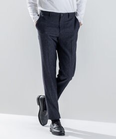 JOSEPH HOMME 新素材【セットアップ対応】カラーネップストレッチ　 テーパードパンツ / CITY ネイビー系