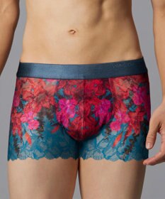 WACOAL MEN WACOAL MEN 【レースボクサー】 ボクサーパンツ フロント快適グラマラス 通気性 スカラ始末(裾部分) 前閉じ レース 下着 メンズ WT3826 /ワコールメン