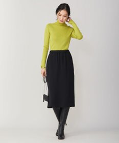 ICB 【洗える】エクストラファインメリノリブ タートルネックニット