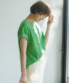 ANY 【手洗い可】ヨーロピアンリネンツイストスリーブブラウス