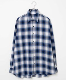 WEGO オンブレチェックシャツ