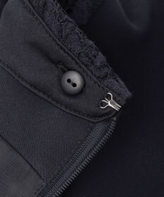 23区 【セットアップ対応/洗える】トリアセダブルジョーゼット 襟付き ワンピース