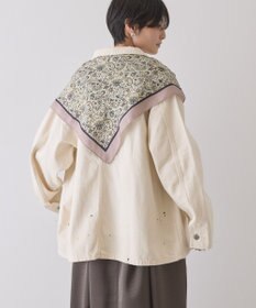 AMERICAN HOLIC ペイントデニムカバーオールジャケット